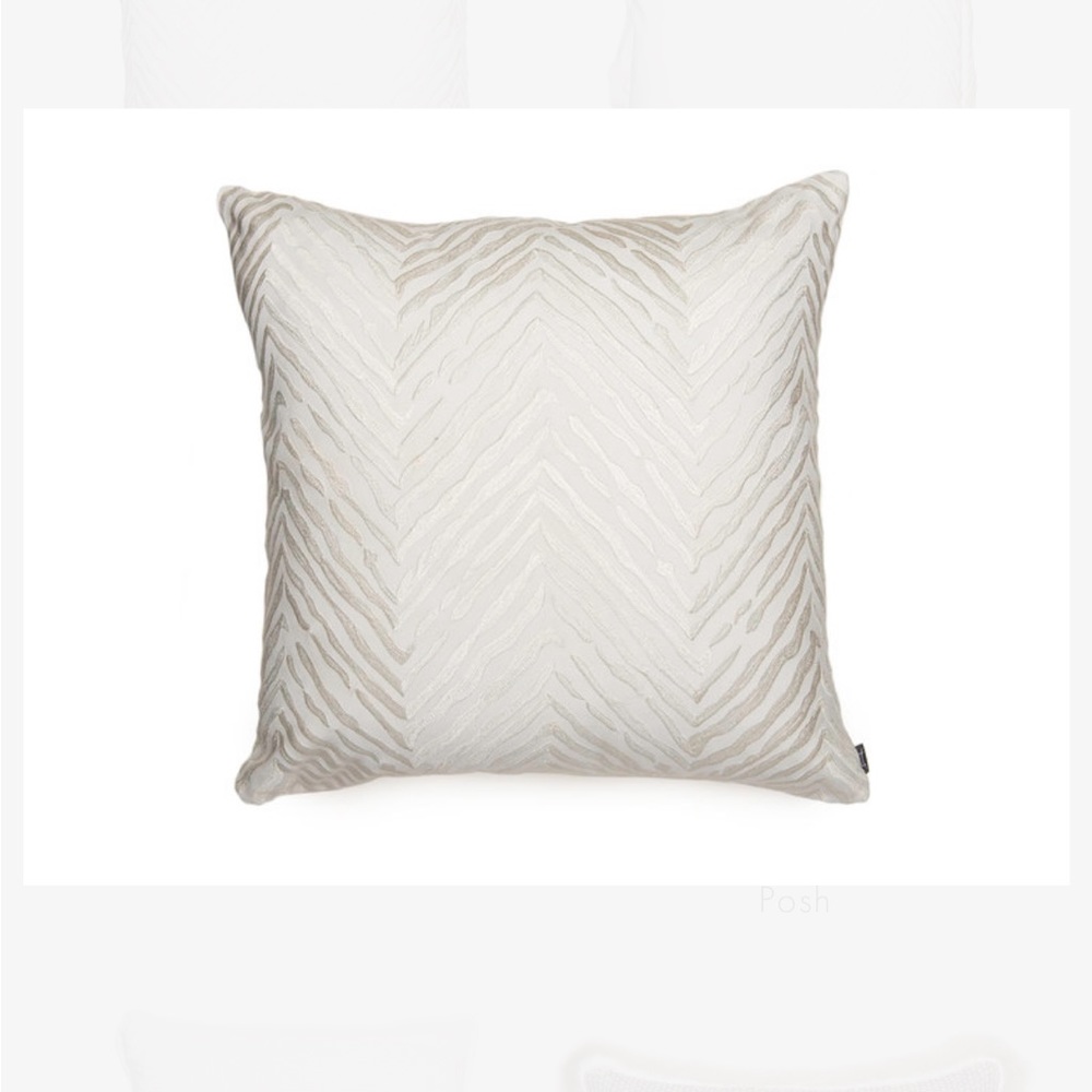 2 Brand New Ankasa Shams - 26x26 - off white - cream.
